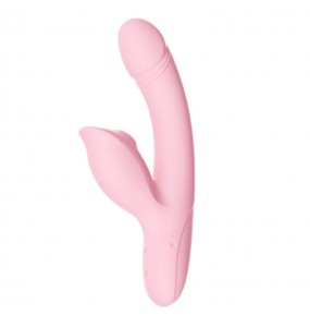 MizzZee - Dreamy Suction Heating Vibrating Wand (Chargeable -Pink)